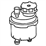 Steering Oil Container 